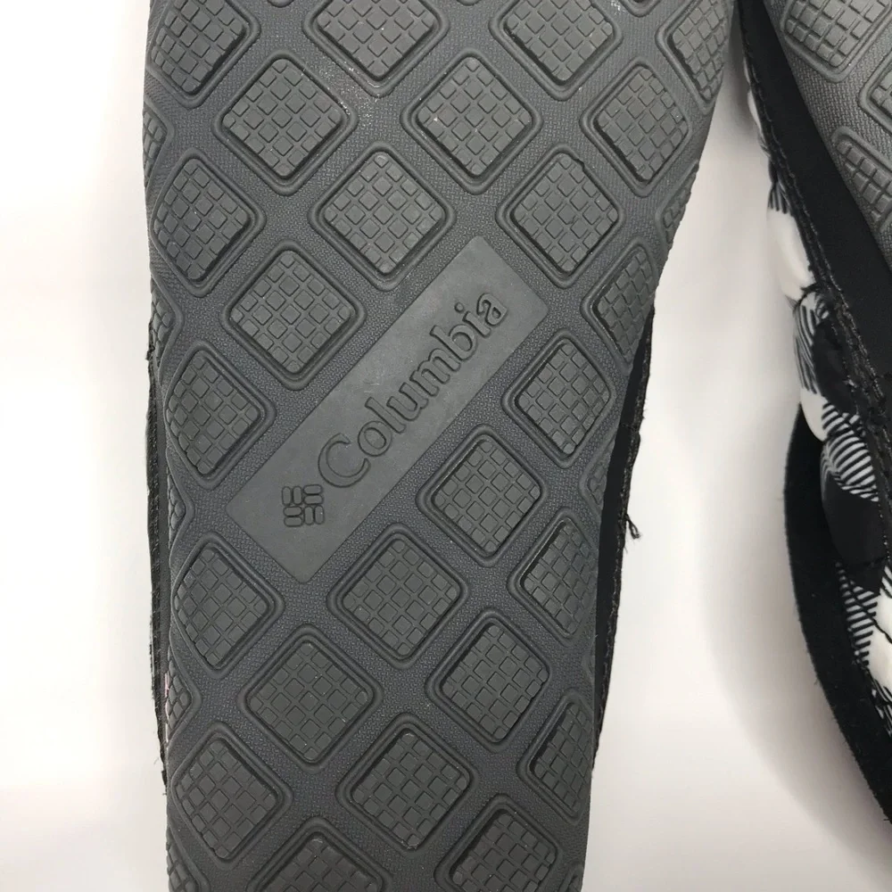 Columbia‎ Packed Out OMNI-HEAT Children Slippers Black Checkered
